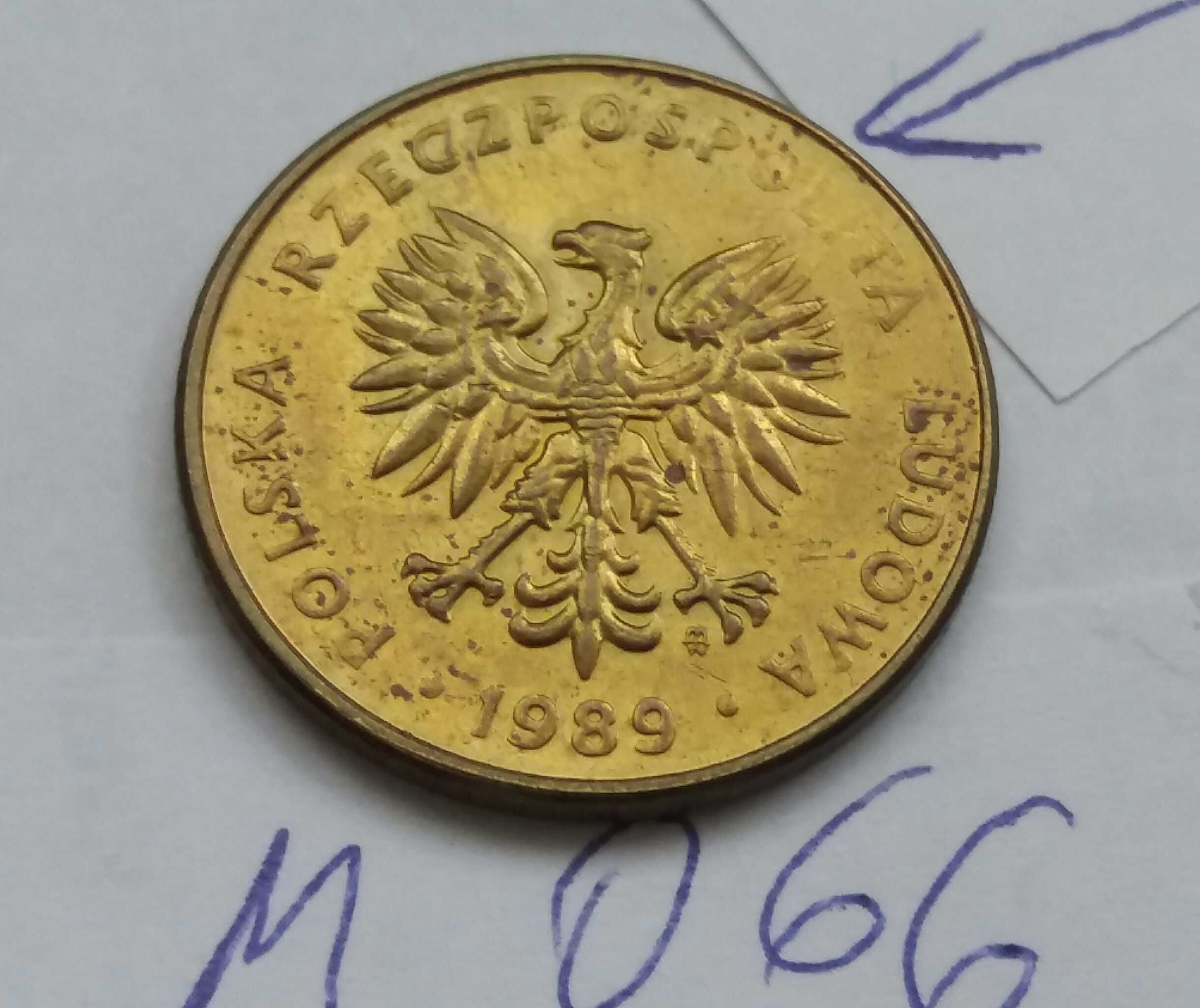 oL D  M066, stara moneta 10 zł złoty 1989 Polska niedobita starocie