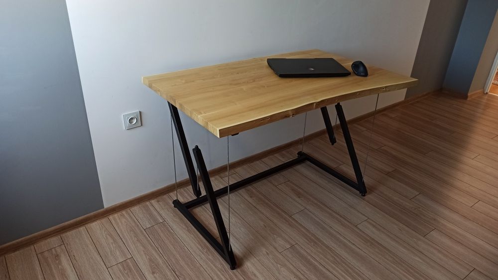 Stolik, biurko, stół, lewitujące, lewitujący