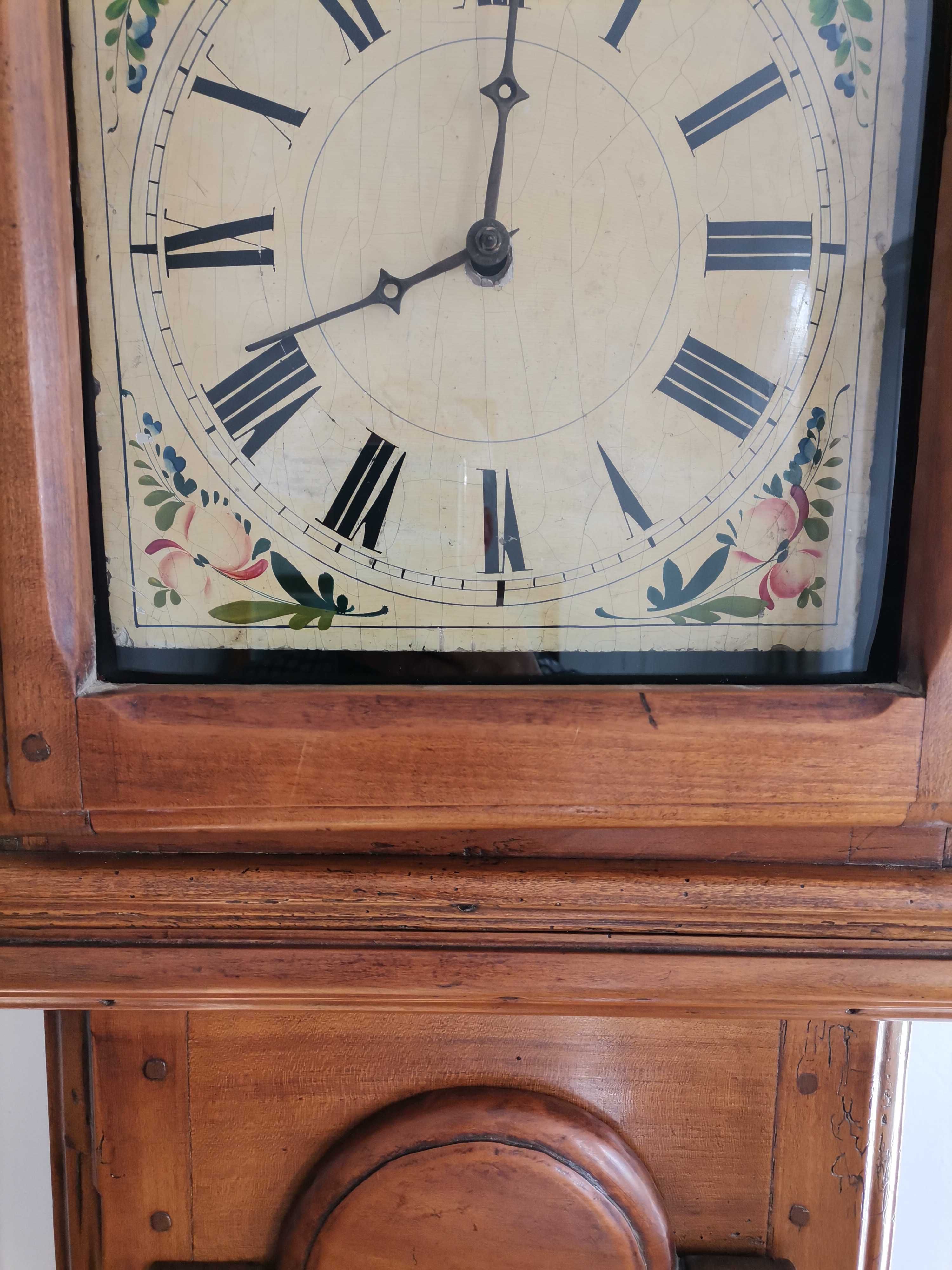 Zegar podłogowy Horloge debout-Longcase  1840/1860 r. Bretania