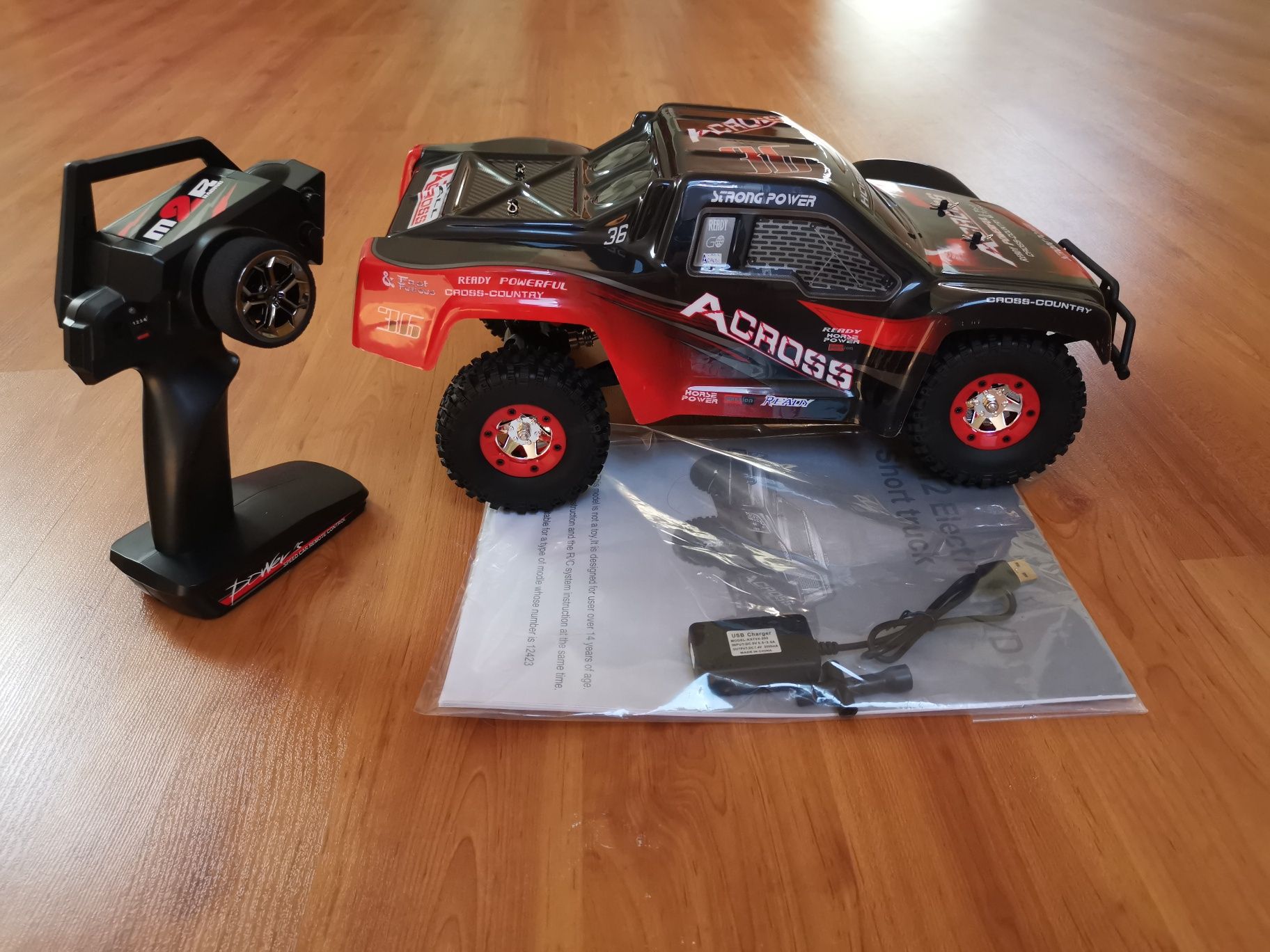 Carro telecomandado RC Wltoys 12423 Short Course 1:12