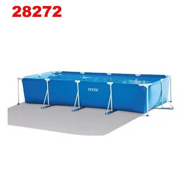 Бассейн каркасный Intex 28272 NP прямоуг. 300*200*75 см, тент 28038