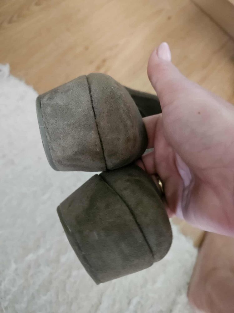Koturny h&m divided 36 khaki oliwkowy