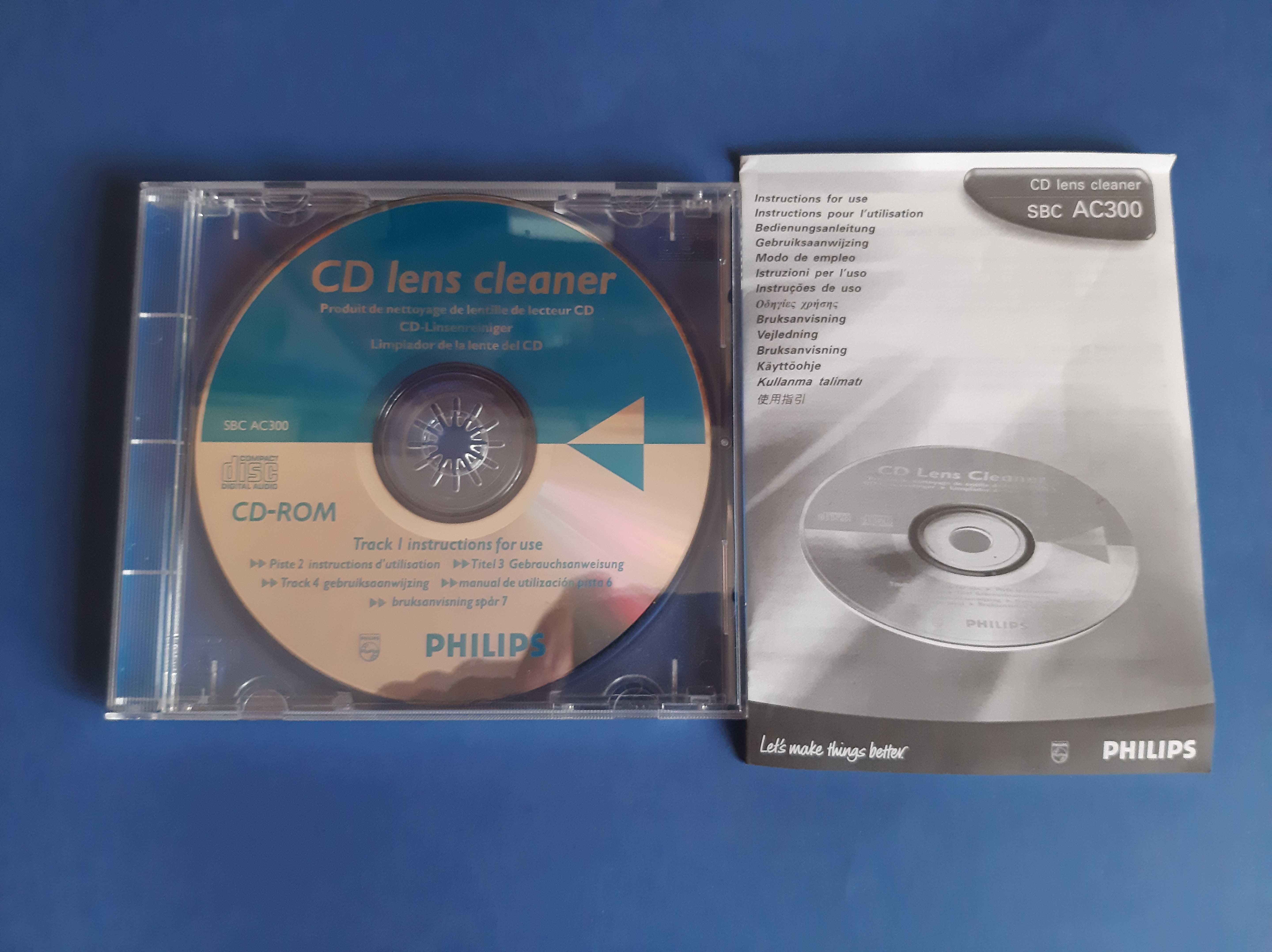 CD limpeza de lente Philips