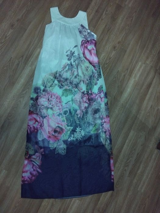 Платье сарафан сукня 48р. XL Летнее белое