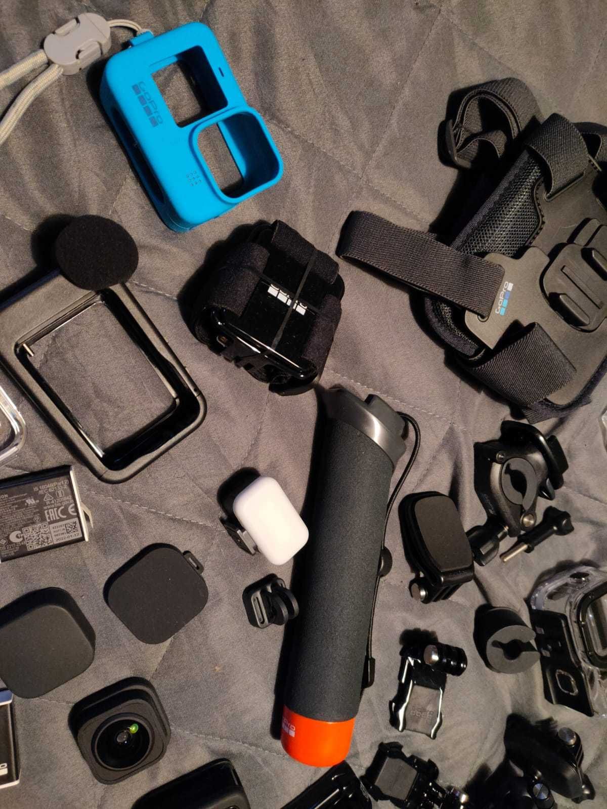 Duży Zestaw GoPro Hero9 Black Jak NOWY
