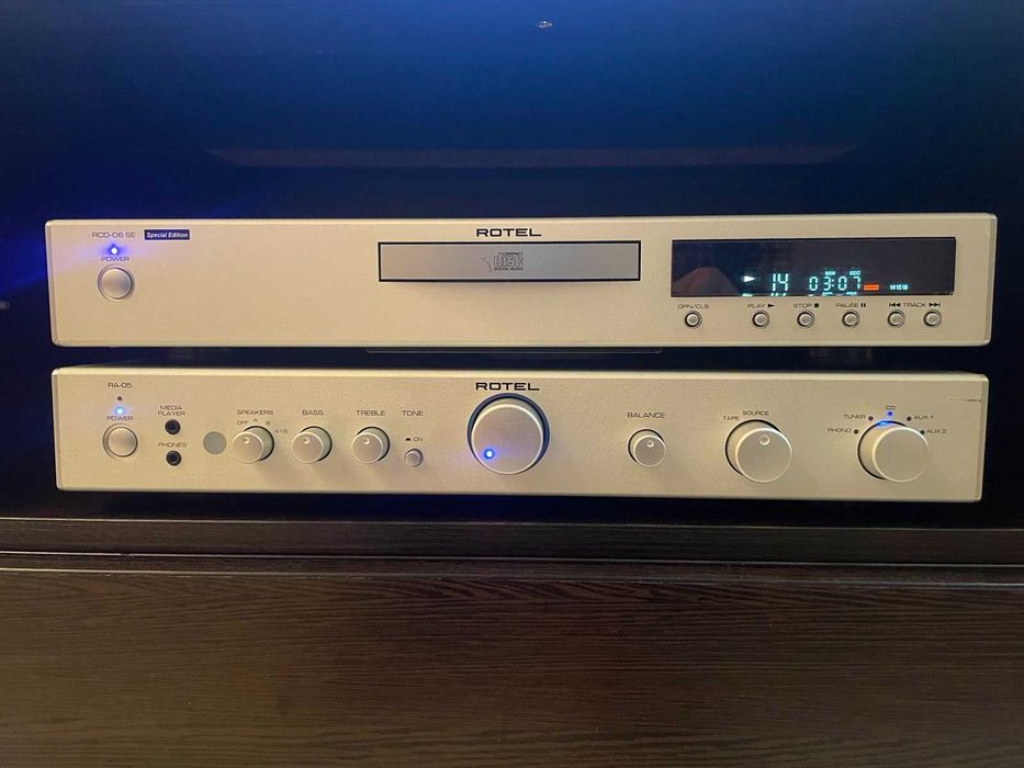 CD-плеер ROTEL RCD-06 SE. Пульт. Отличное состояние. Читает всё.