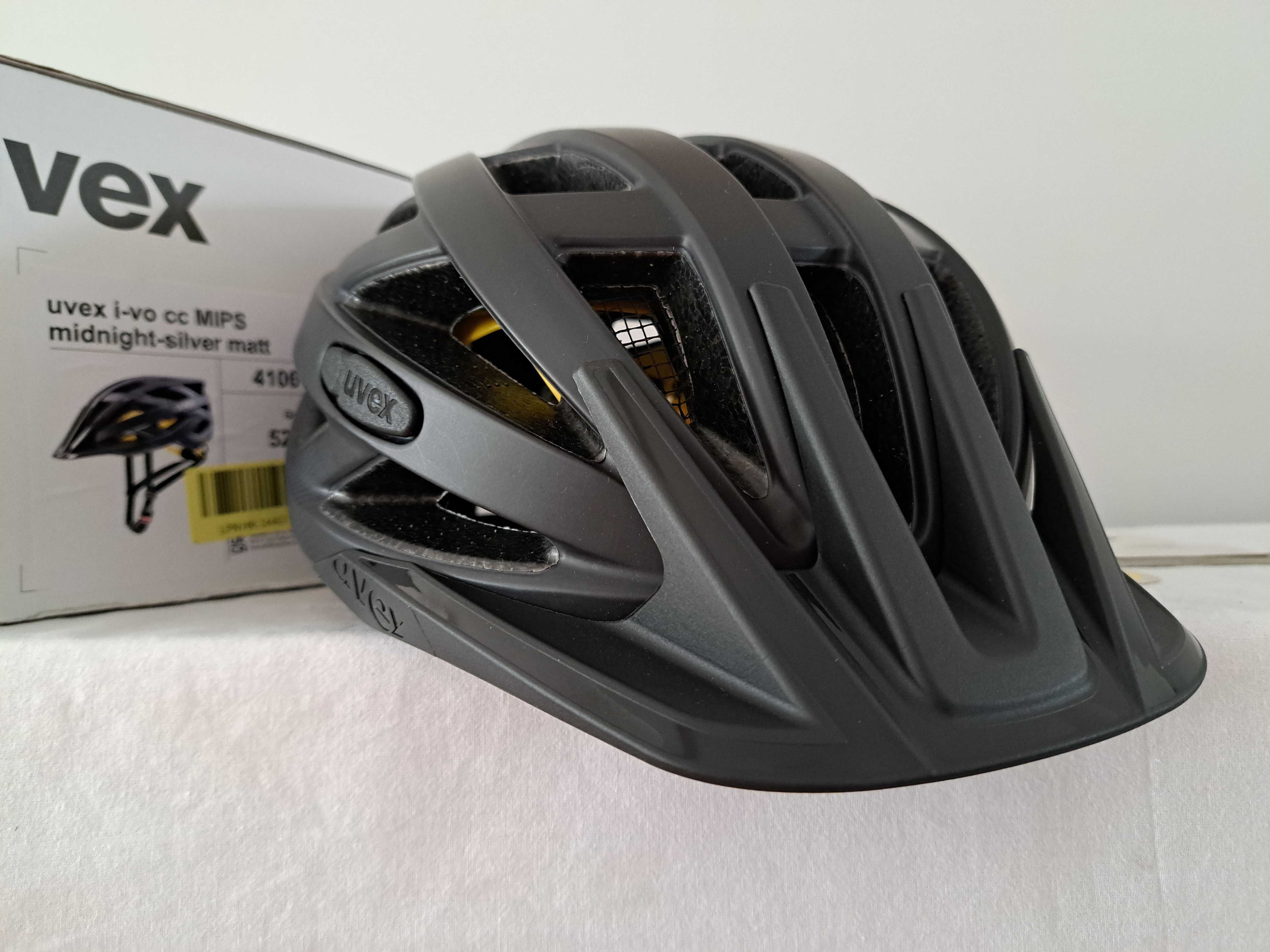 Kask rowerowy Uvex I-vo CC Mips Midnight Silver Matt M 52-57cm