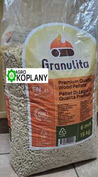 Pellet drzewny Granulita certyfikowany  EN Plus A1, Din plus, FSC