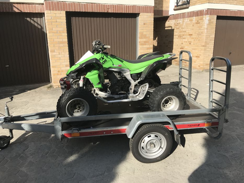 Quad sportowy kawasaki Kfx450R zarejestrowany + przyczepa