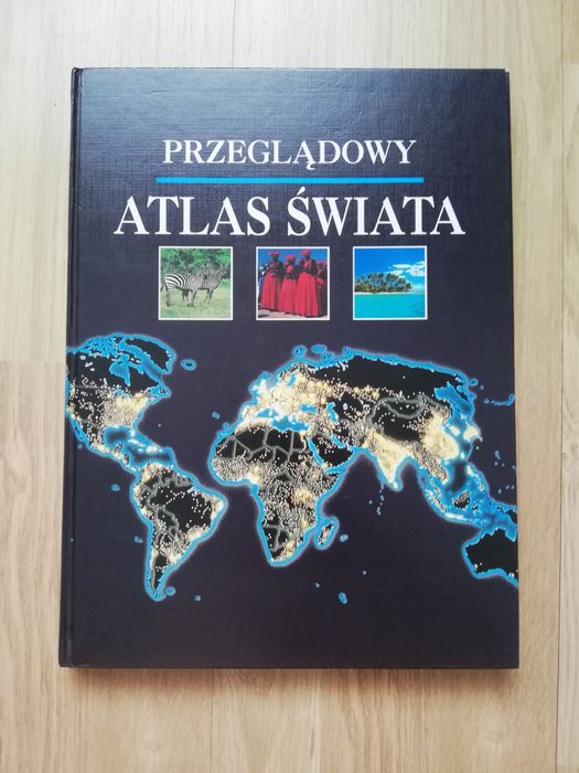 Przeglądowy atlas świata twarda oprawa