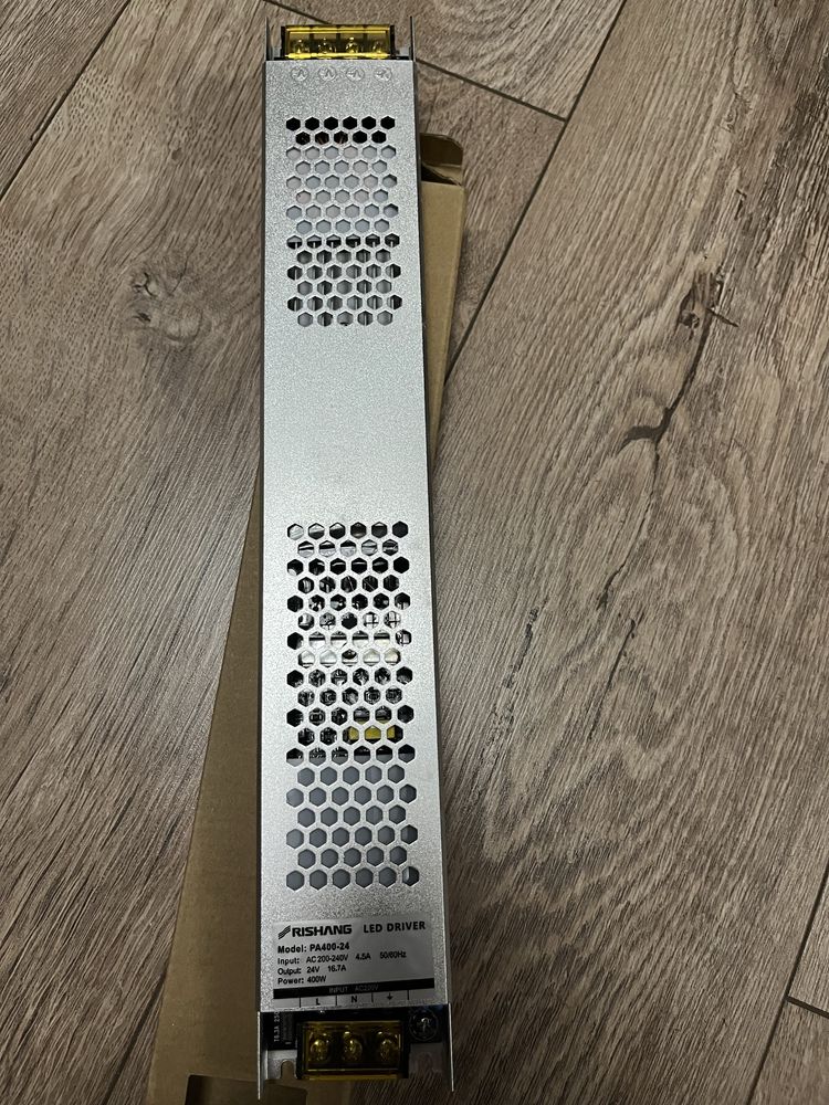Блок питания Rishang 400W 220AC/24V DC IP20 открытый