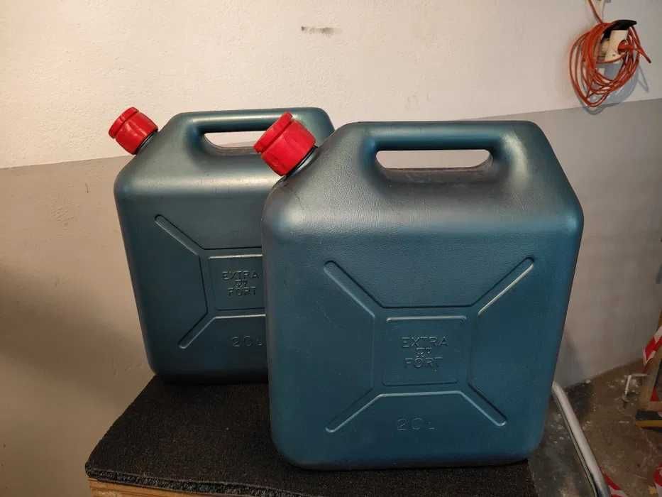 Jerrycans de 20L - deposito de combustível