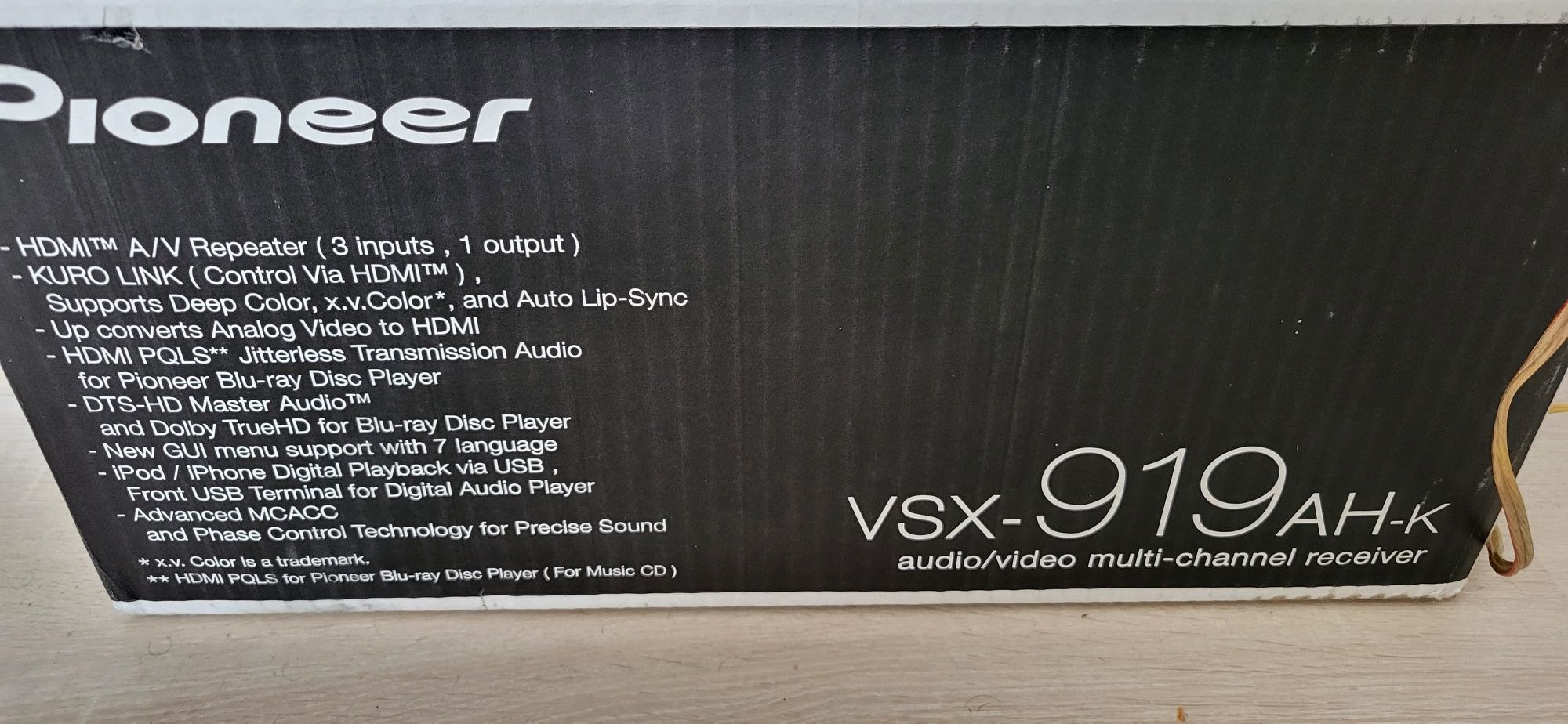 Amplituner Pioneer VSX-919AH-K 5.1 kino  domowe usb hdmi