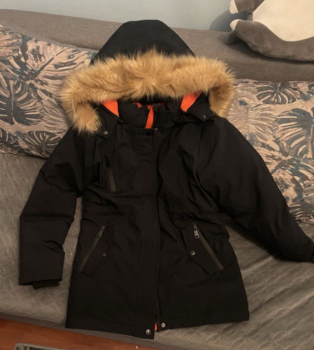 Kurtka zimowa parka granat carry 146
