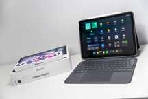 JAK NOWY! 100% iPad Air 6, 2024 11" 8/128GB + Pencil Pro + Klawiatura