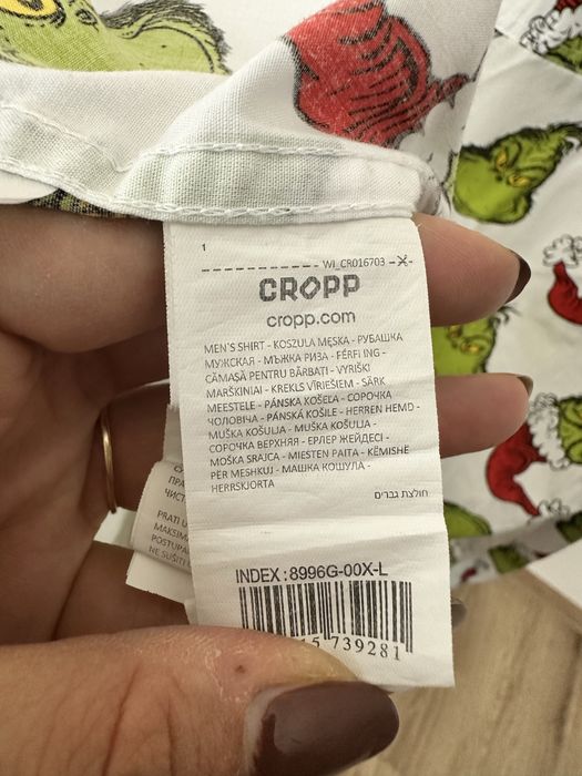 Koszula świąteczna Cropp rozmiar L grinch sesja święta christmas