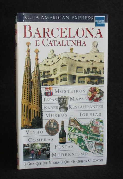 Livro Barcelona e Catalunha Roger Williams Guia American Express