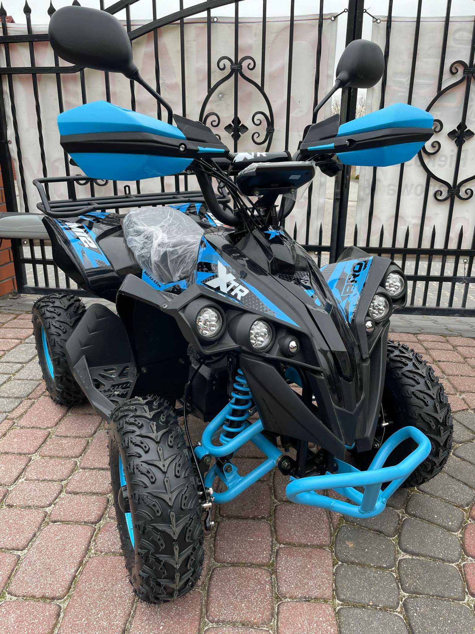 Quad elektryczny PRO 1200W 48V dla dzieci 3 prędkości licznik