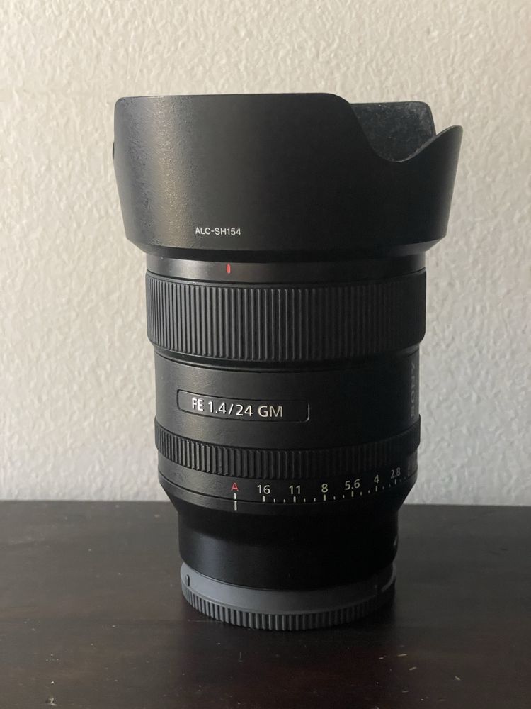 sony 24 mm 1.4 GM como nova