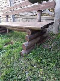 Meble barowe, ogrodowe, drewniane, ławka z drewna do odnowienia