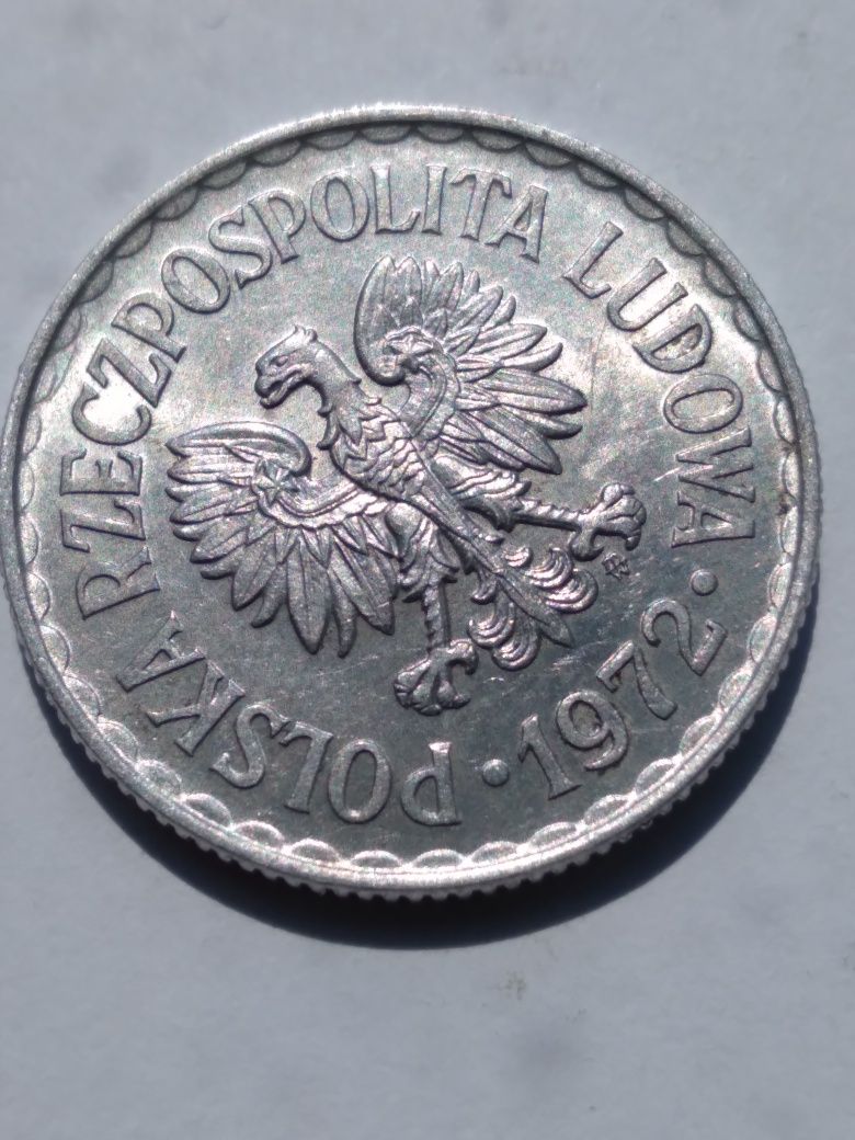 1 złoty 1972 i 1 złoty 1974 prl