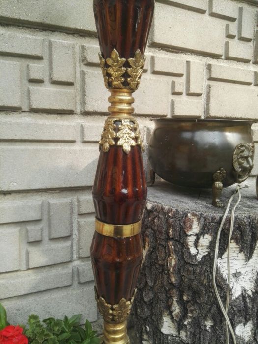 Lampa mosiężna, antyk