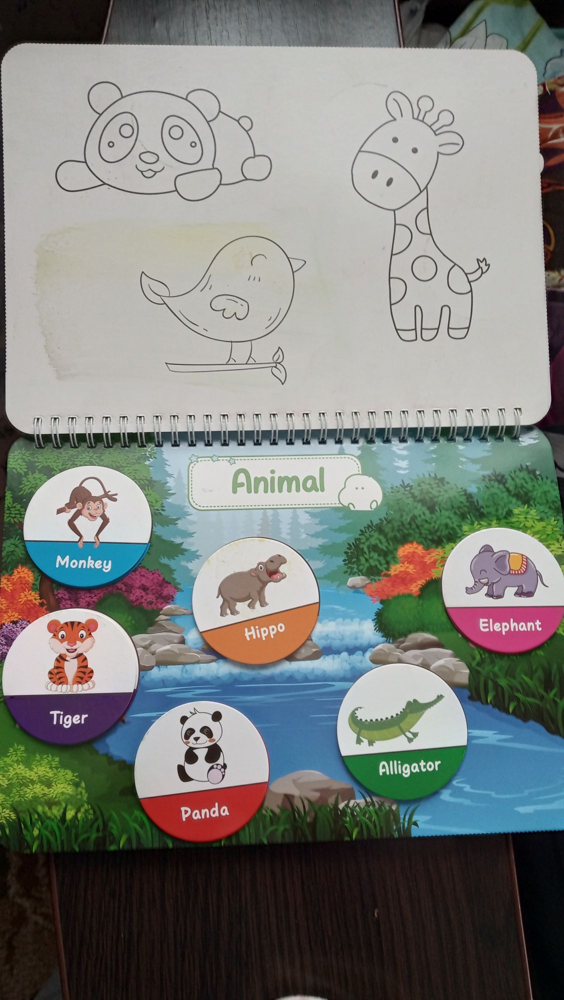 детская книжка раскраска my preschool busy book