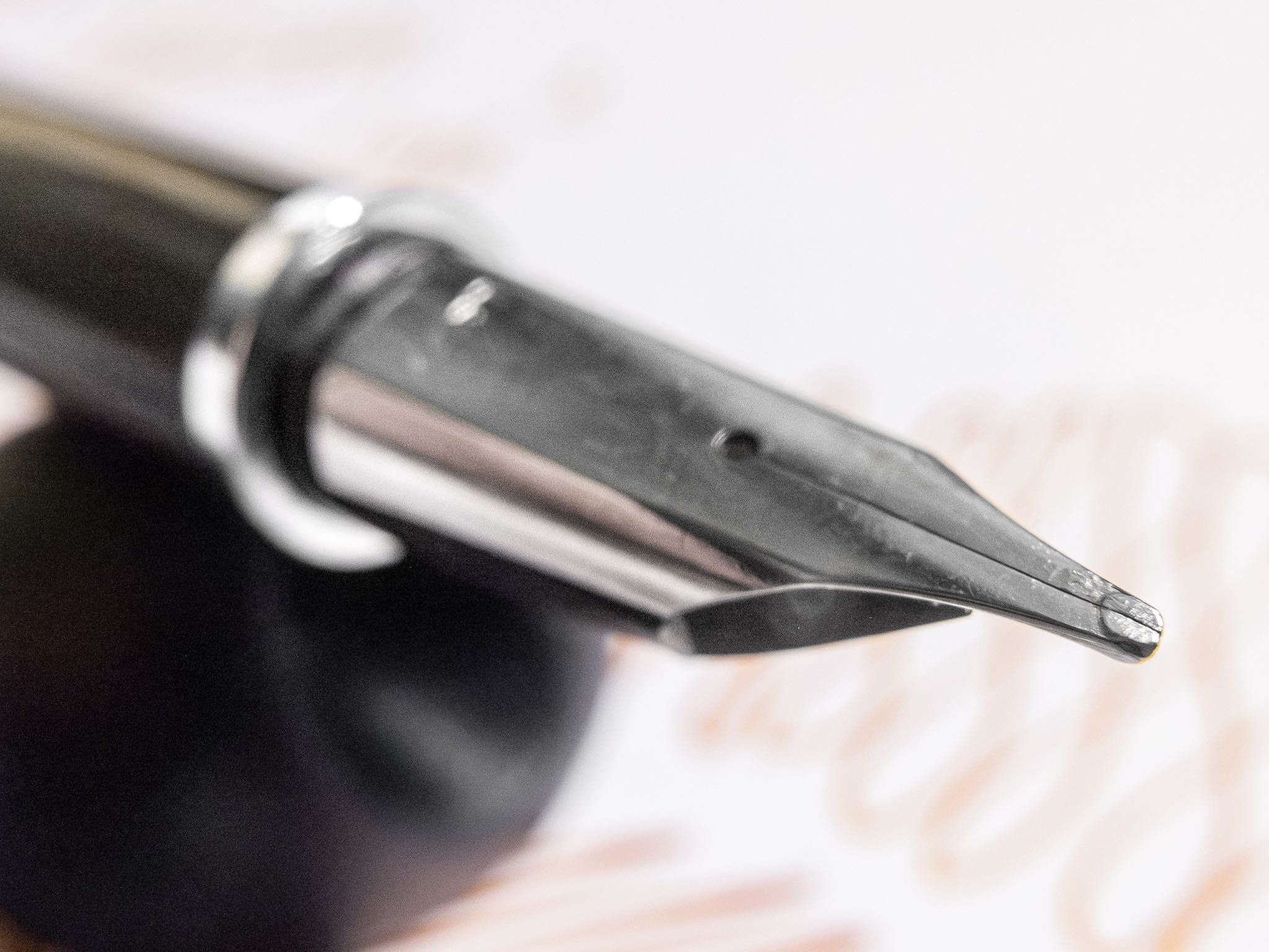 Lamy 86, Oblique broad (OB) + Extra Fine (EF), 585, pióro wieczne