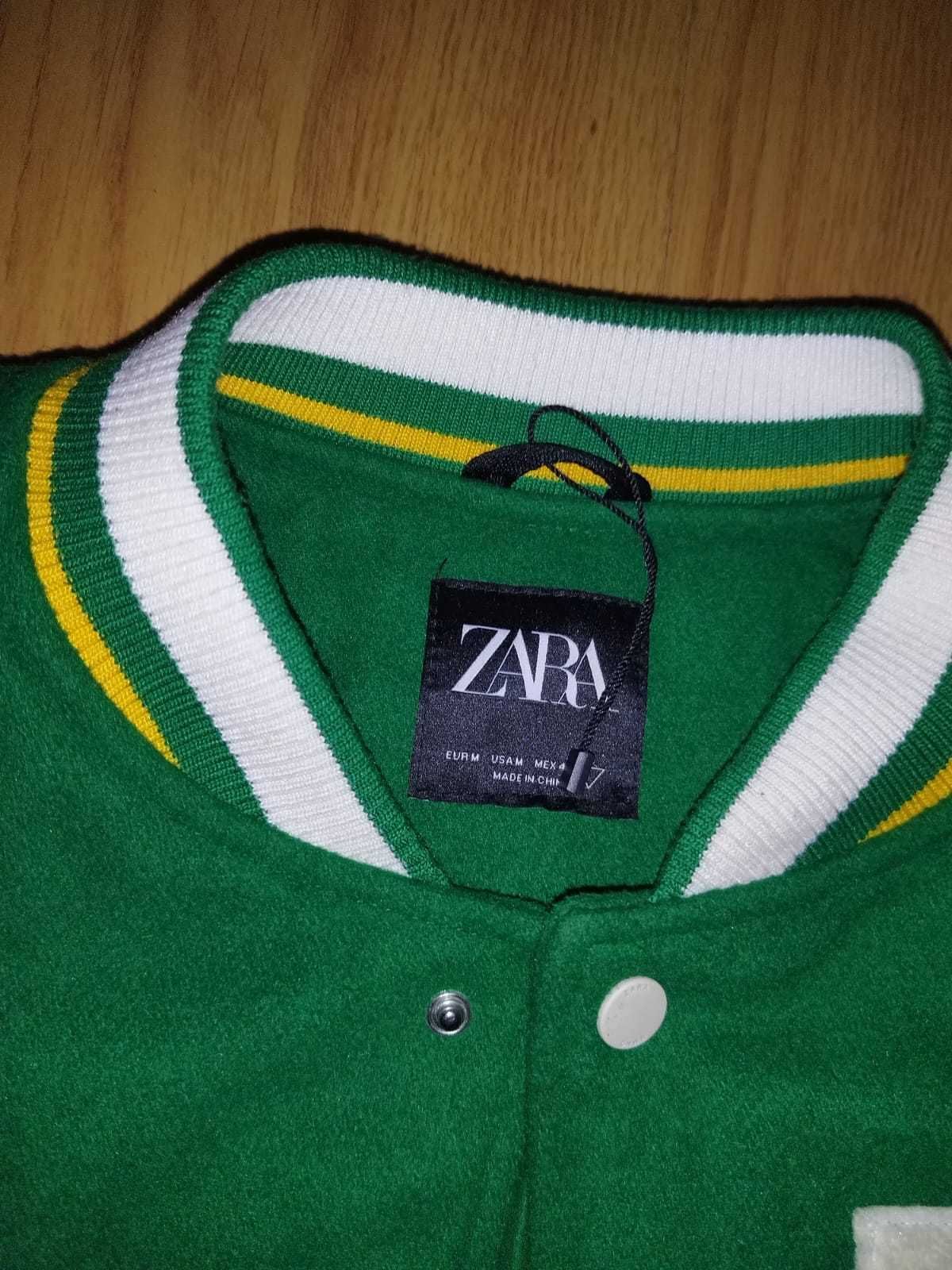 Zara Bomber Varsity Jacket