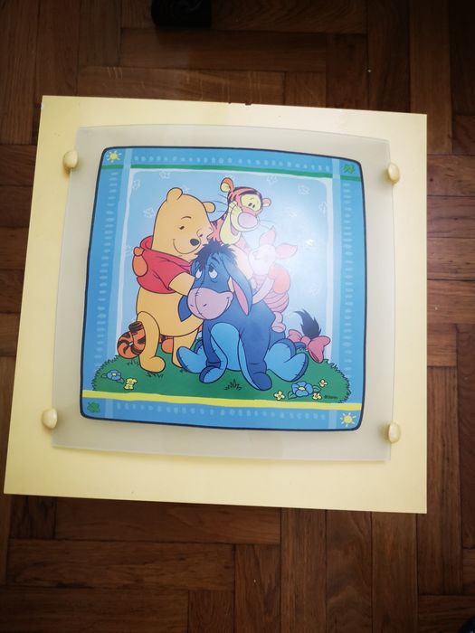 Candeeiro grande de teto para quarto de criança do Winnie The