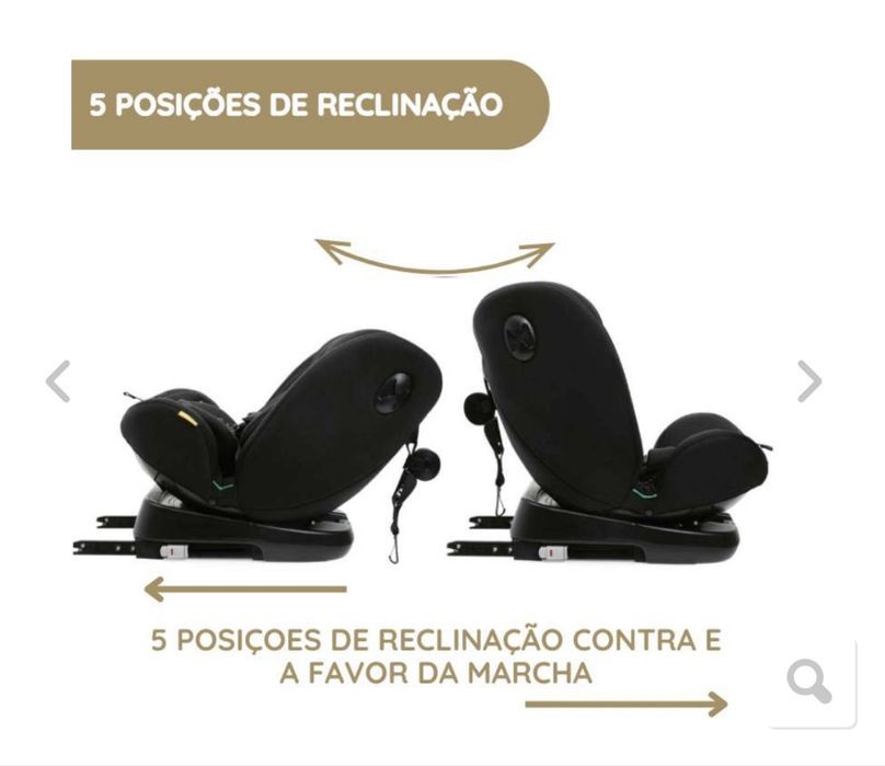Cadeira auto ifosix  rotacão (para vender esta semana)