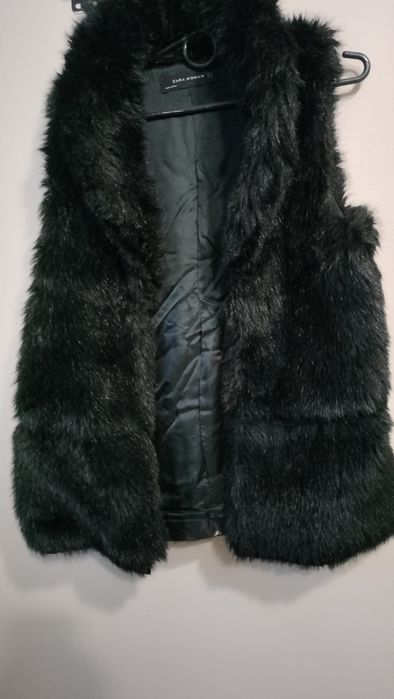 Bezrękawnik Zara czarny M damski