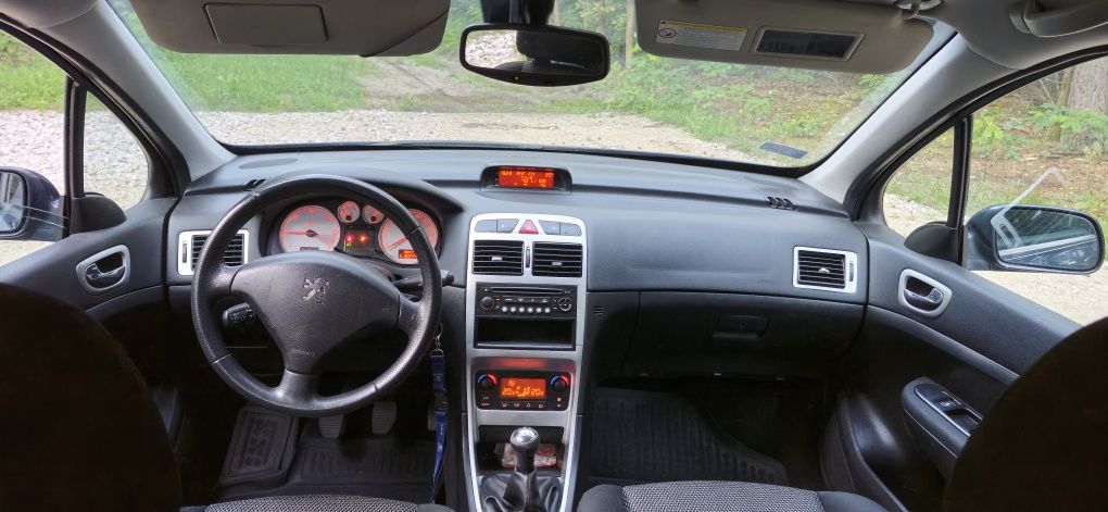 Peugeot 307 sw 1.6hdi Klima Hak Tempomat Bez dwumasy/dpf