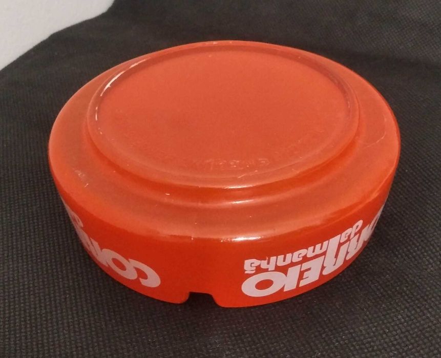 *RARO* Cinzeiro vidro do jornal Correio da Manhã CM - anos 80