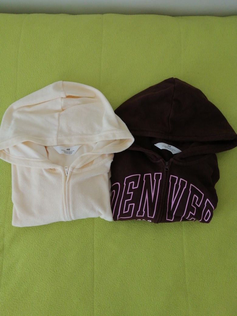Casacos com capuz H&M 8/10 anos 134/140 cm