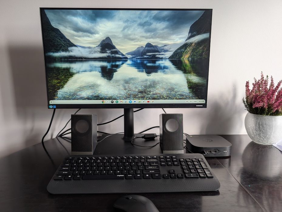 Mocny zestaw komputerowy HP: Intel i7 16GB ram SSD monitor Samsung 27"