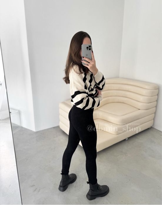 Лосини у рубчик на флісі.ХС - Л