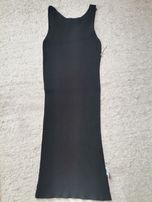 Vestido preto de malha