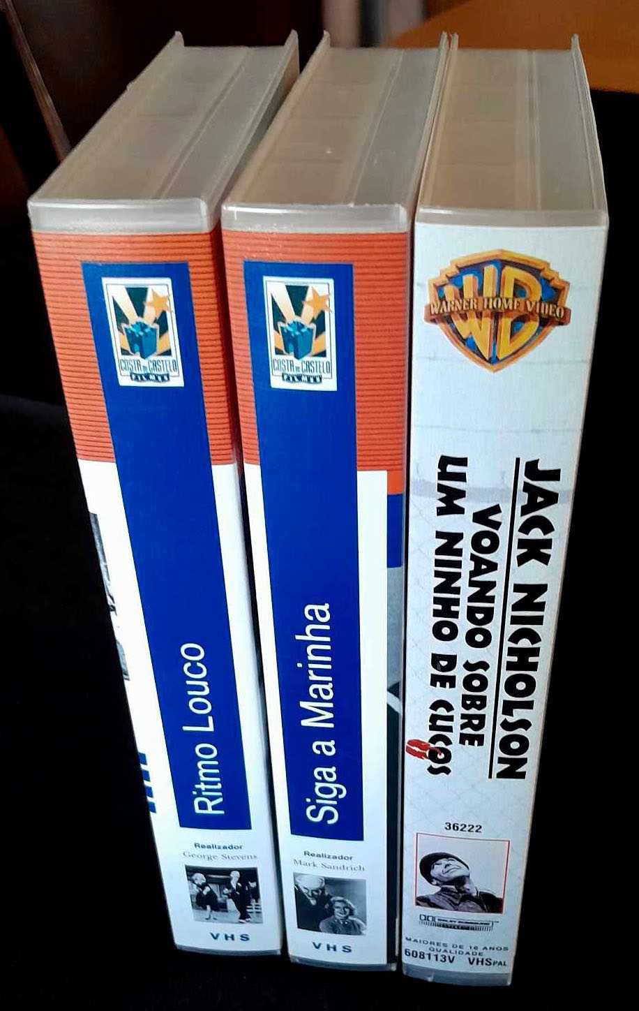 VHS Vendo 3 filmes clássicos NOVOS