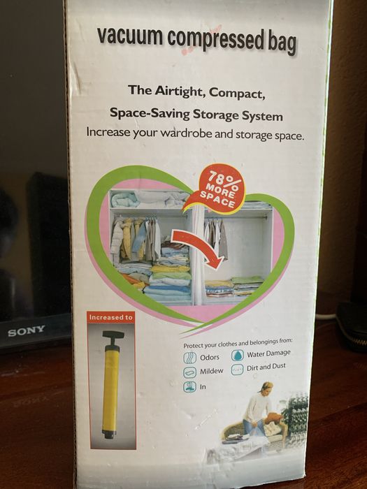 Вакумні пакети. Набір вакуумних пакетів із клапаном 60*80 см 2 шт.