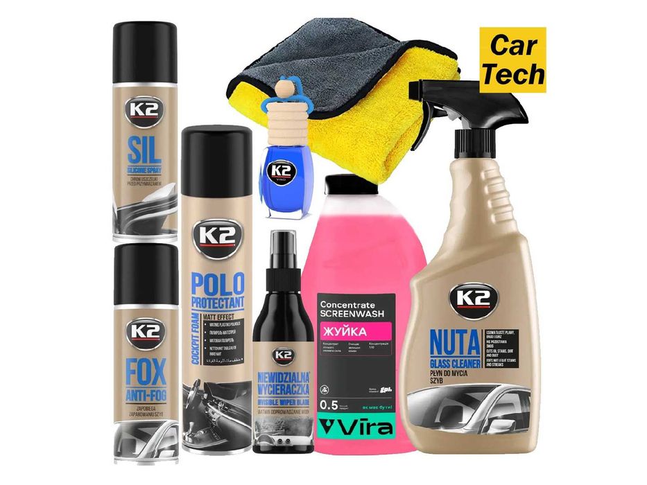 Набір автомобільної косметики K2 Польща, в асортименті, на подарунок