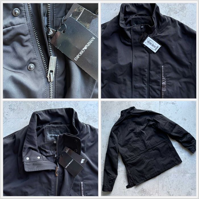 Чоловіча куртка Emporio armani нова армані оригінал чорна 50 L