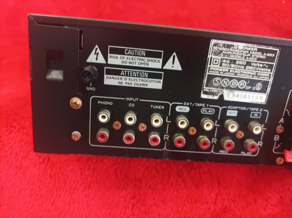Amplificador - Pioneer A-223 - Vintage
