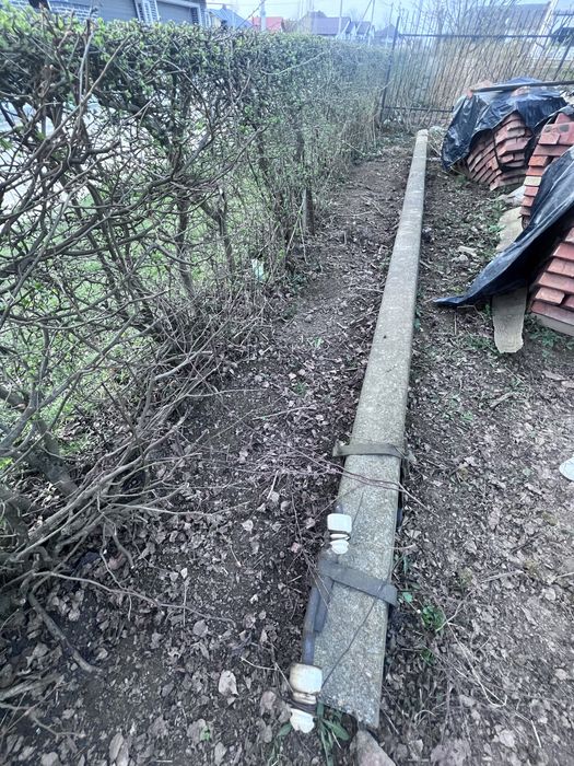 Стовп залізобетонний 7,5м, 4,5м. Пасенки