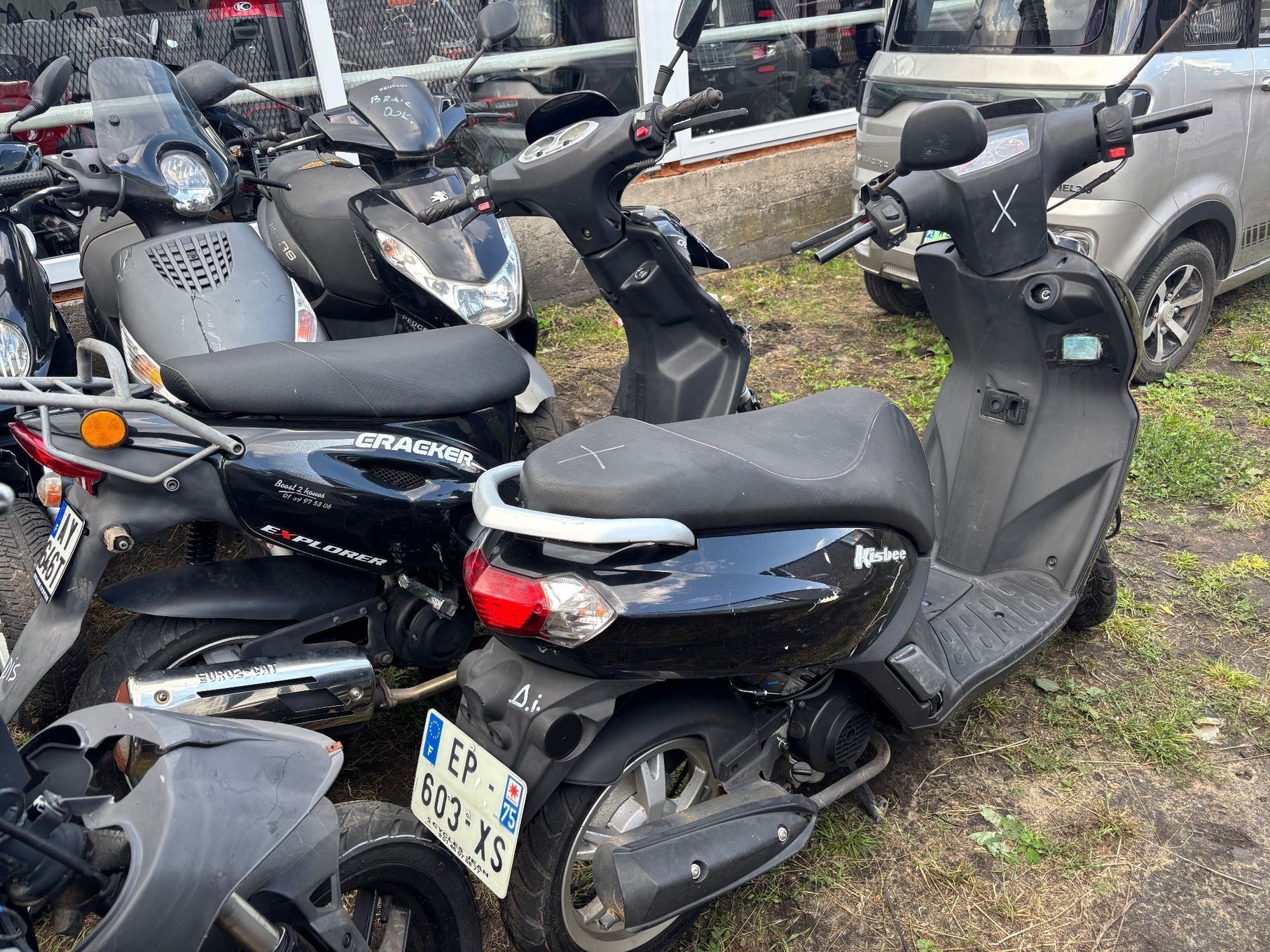 Peugeot Speedfight Pakiet skuterów 50 cc - Okazja! Vespa Ovetto Piaggio Zip Kisbee
