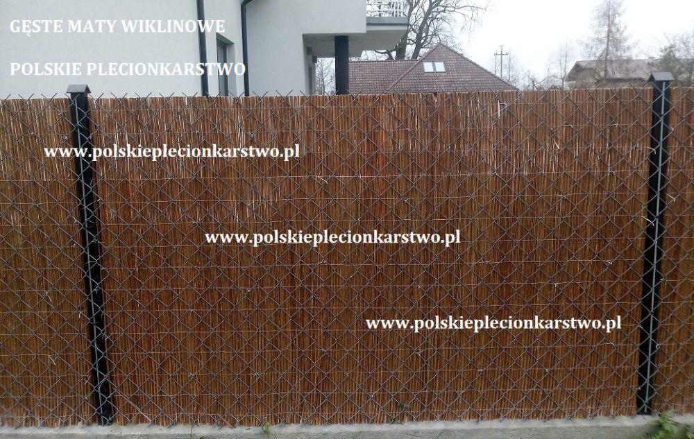 WIKLINA mata osłona Maty wiklinowe 1mx3m Mata wiklinowa BALKON Polska