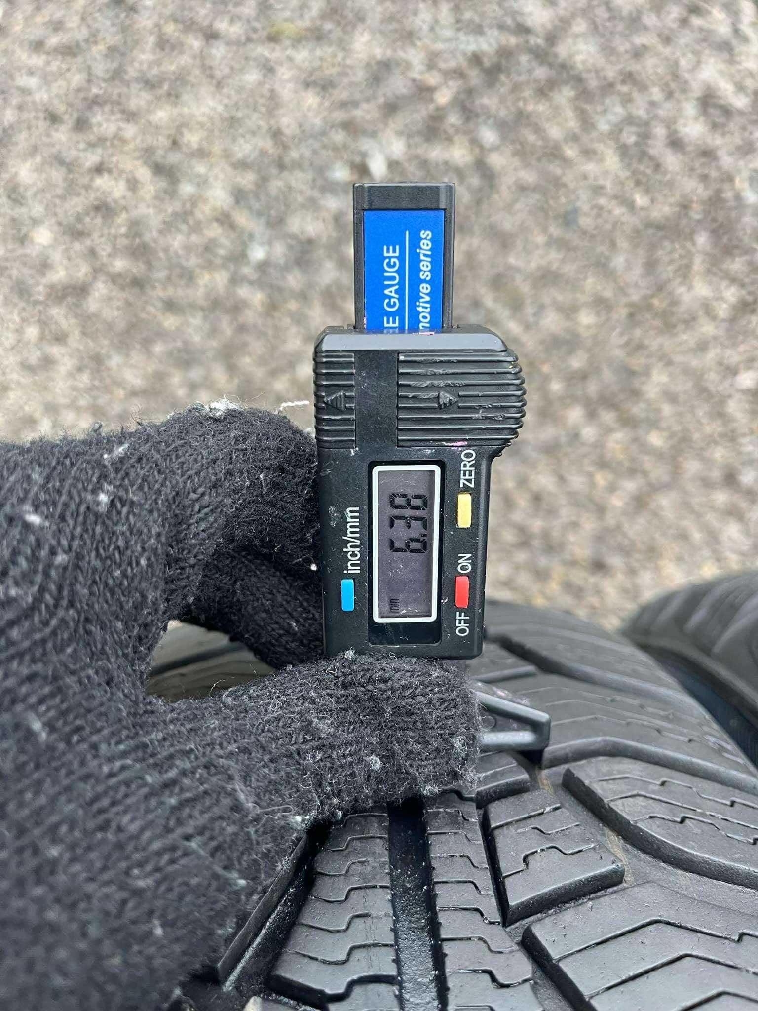 Opony 195/65R15 Uniroyal MS Plus 77 Zima 2sztuki 6,38mm bieżnika