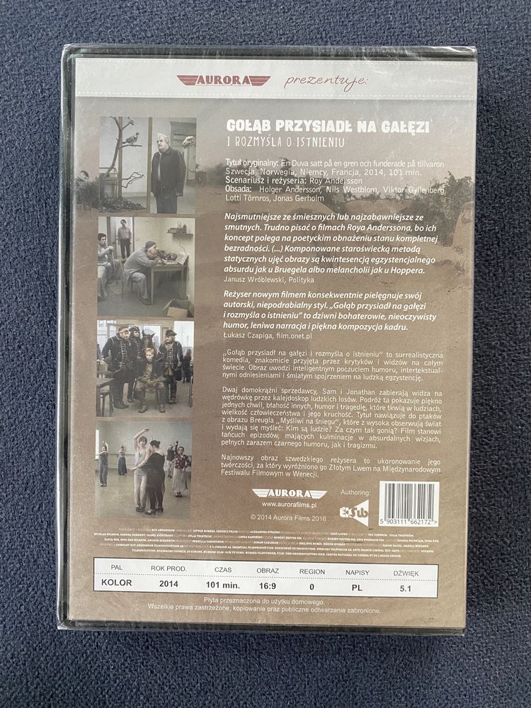 Film dvd Gołąb przysiadł na gałęzi