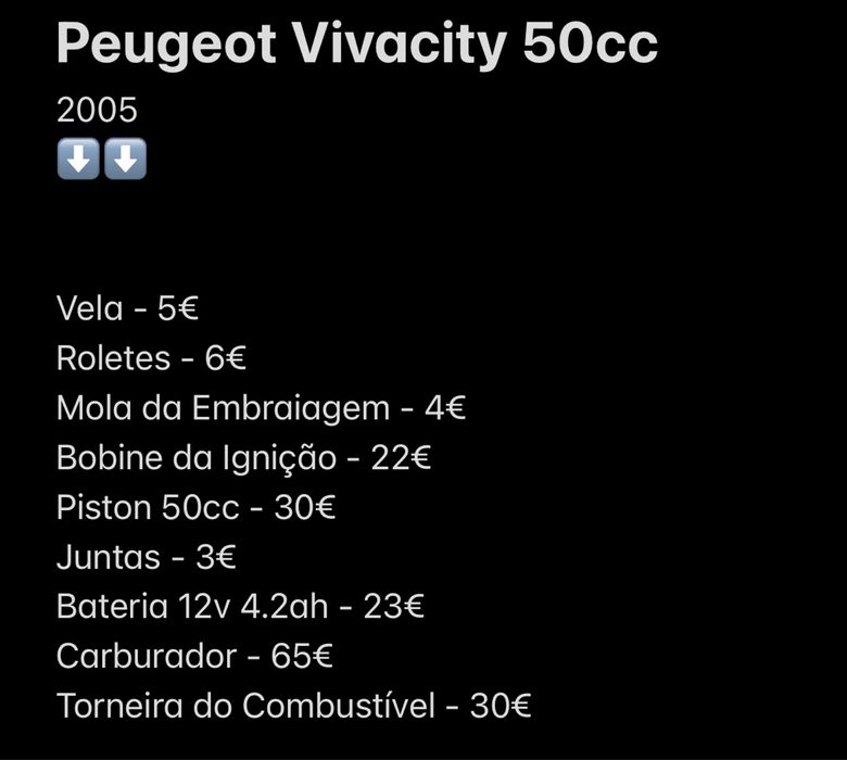 Peugeot Vivacity 50cc