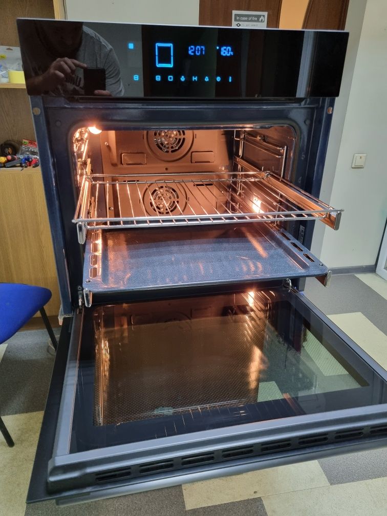 ТОП подвійна духова шафа духовка печка духовой шкаф Samsung DualCook